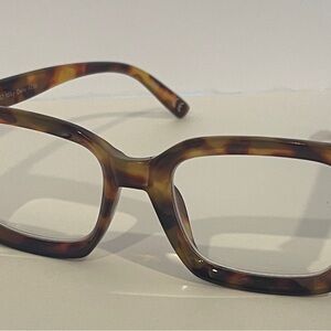 Max Studio Tortoise Shell Rectangular Glasses